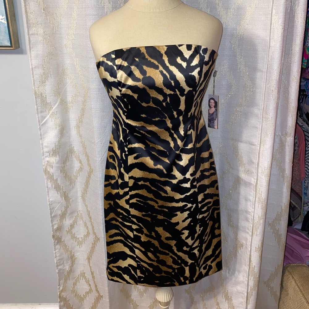 Kristin Davis Stapless Dress